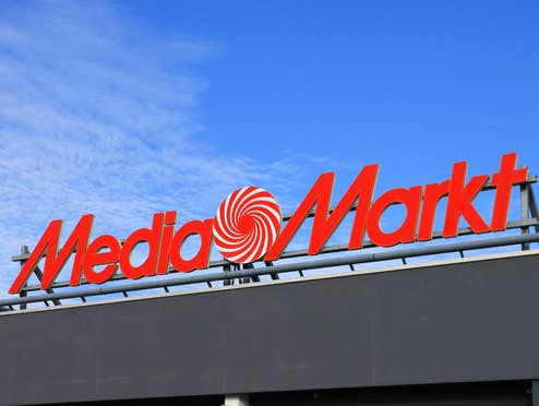 MediaMarkt Logo auf Filiale