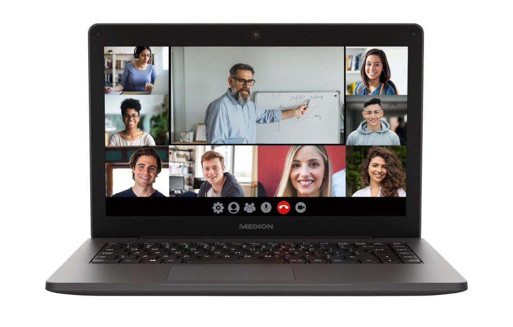 MEDION AKOYA Notebook E14410 (MD63800) in der Frontansicht.
