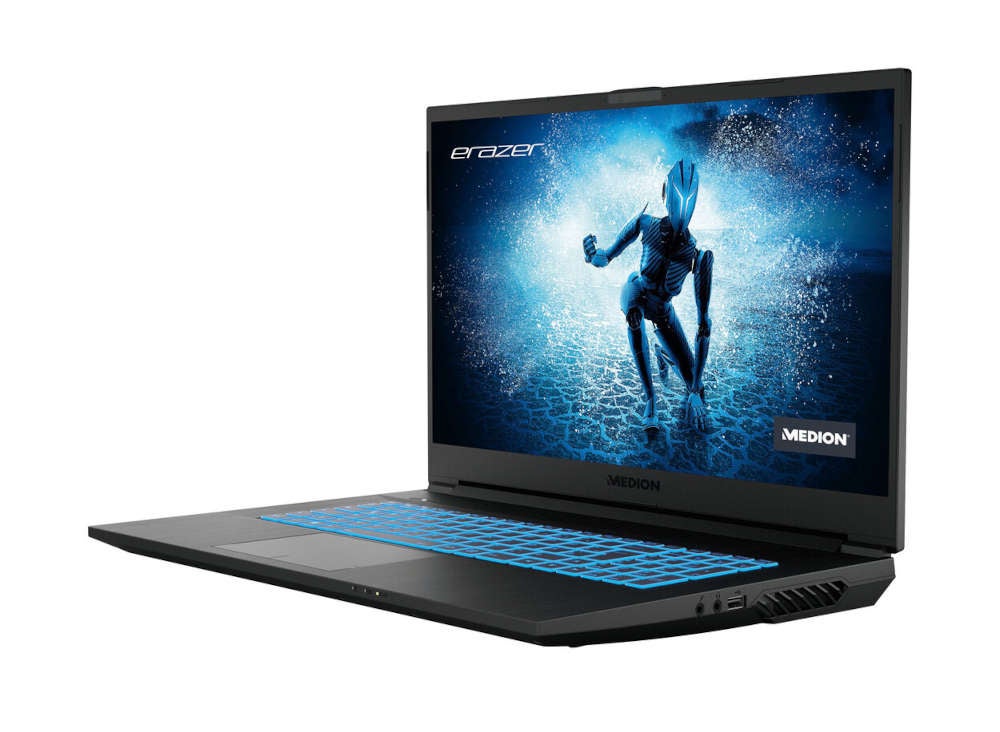 MEDION ERAZER Core-Gaming-Notebook Defender P15 (MD64095) in der Frontansicht.