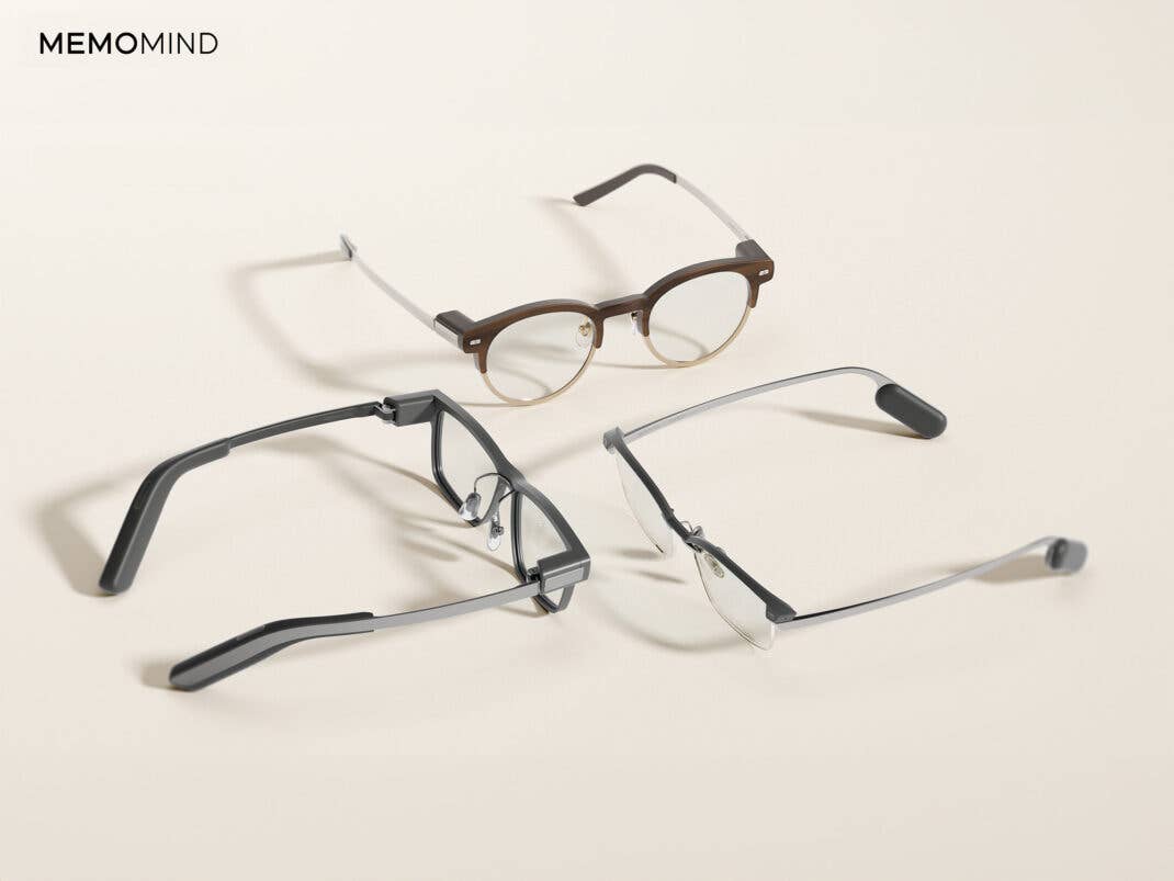 Verschiedene Brillen von MemoMind