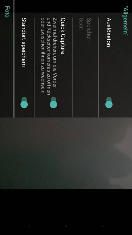 Menü und Einstellungen des Lenovo Moto Z