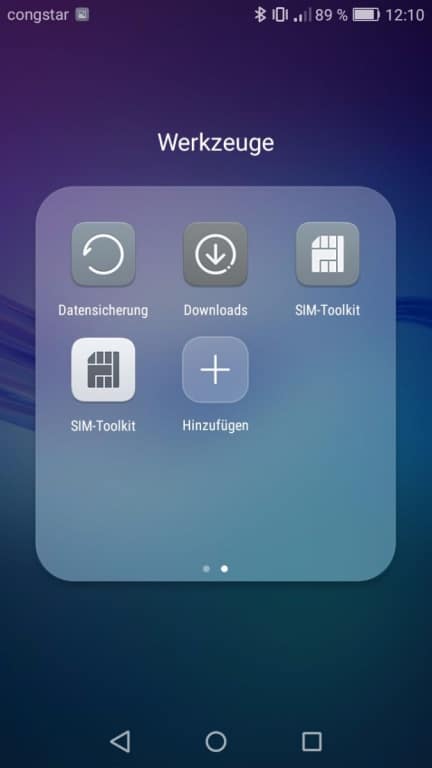 Menüs und Einstellungen des Huawei Y6 (2017) Dual SIM