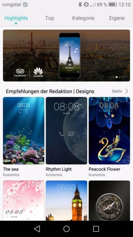 Menüs und Einstellungen des Huawei Y6 (2017) Dual SIM