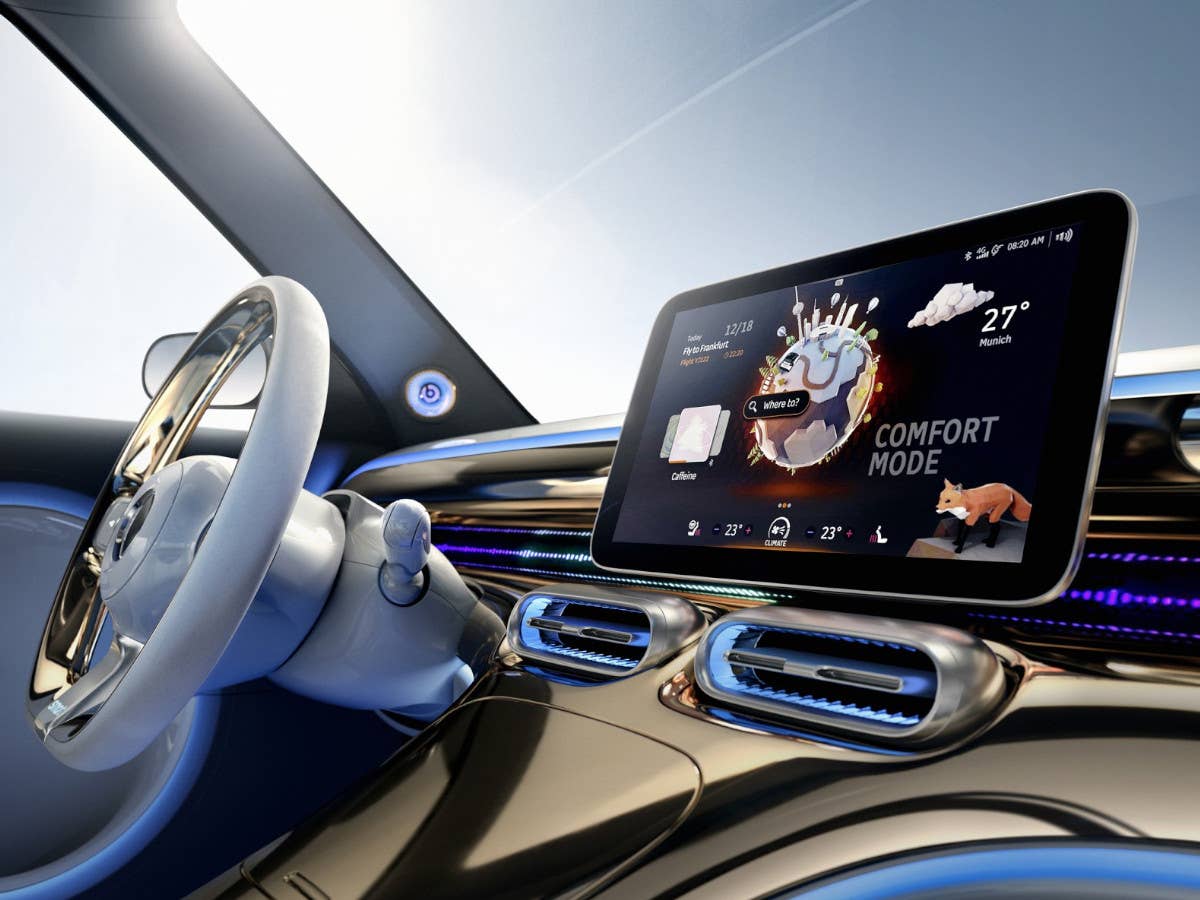 Das Cockpit des neuen Smart