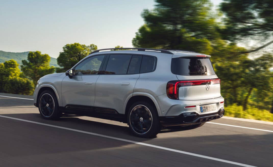 Mercedes GLB (2026) Heckansicht.