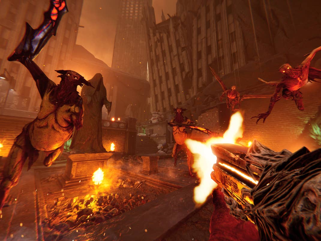 "Metal: Hellsinger" Gameplay Screenshot