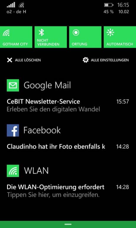 Microsoft Lumia 435: Screenshots