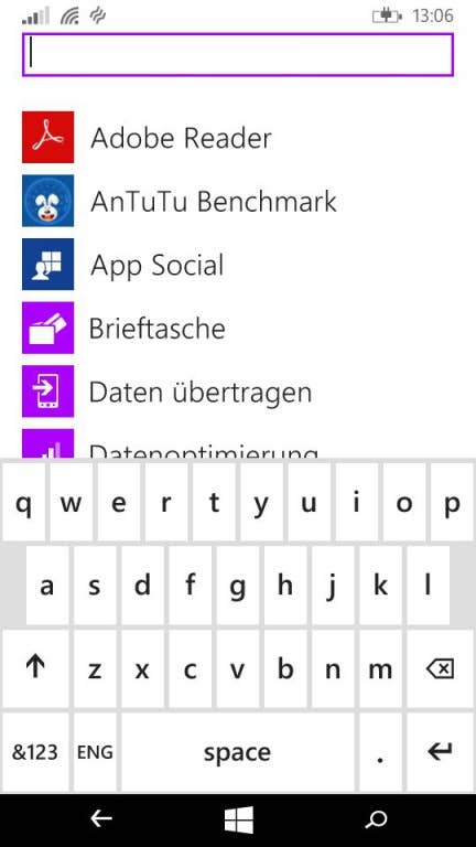 Microsoft Lumia 535 Screenshots