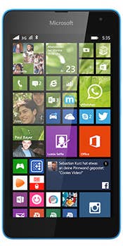 Microsoft Lumia 535 Datenblatt - Foto des Microsoft Lumia 535