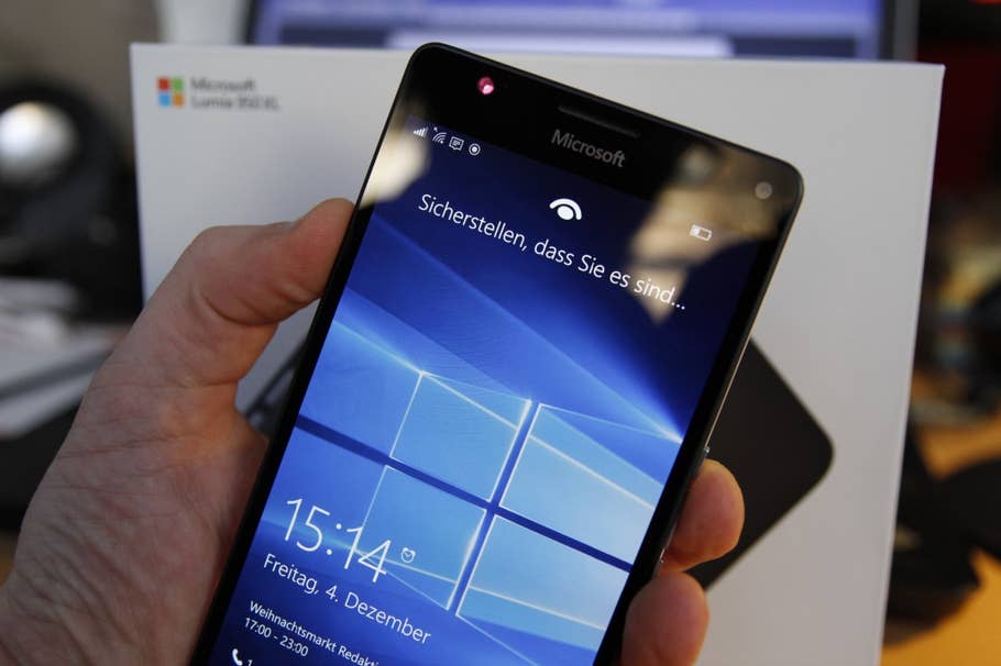 Microsoft Lumia 950 XL Iris-Scanner