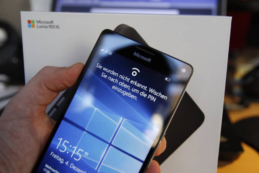 Microsoft Lumia 950 XL Iris-Scanner