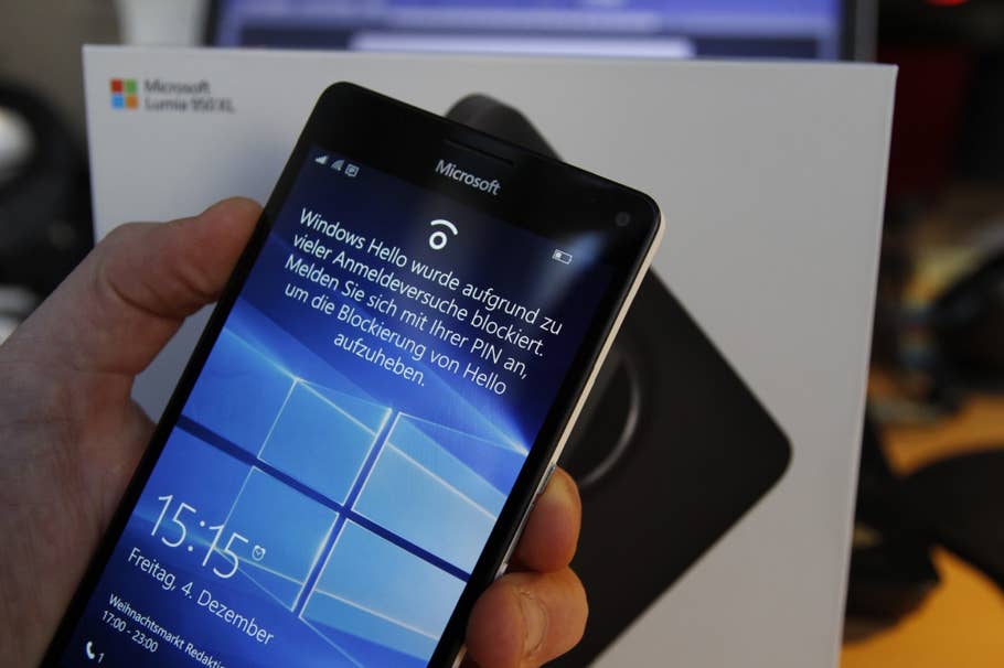 Microsoft Lumia 950 XL Iris-Scanner