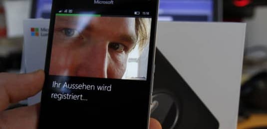 Microsoft Lumia 950 XL Iris-Scanner