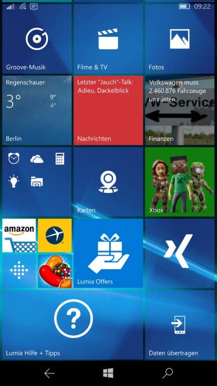 Microsoft Lumia 950 XL Screenshots