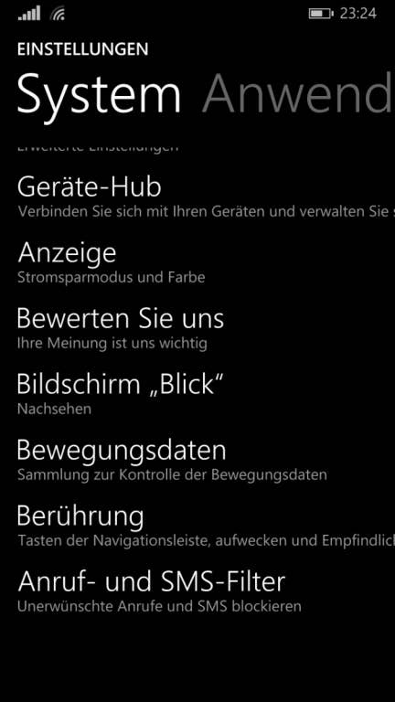 Microsoft Nokia Lumia 830: Screenshots