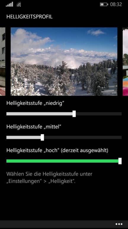 Microsoft Nokia Lumia 830: Screenshots