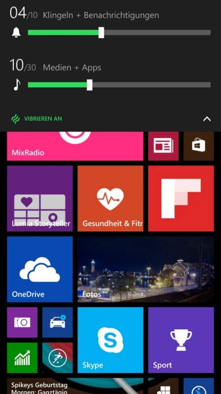 Microsoft Nokia Lumia 830: Screenshots