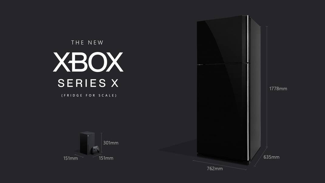 Microsoft Xbox Series X vs. Kühlschrank