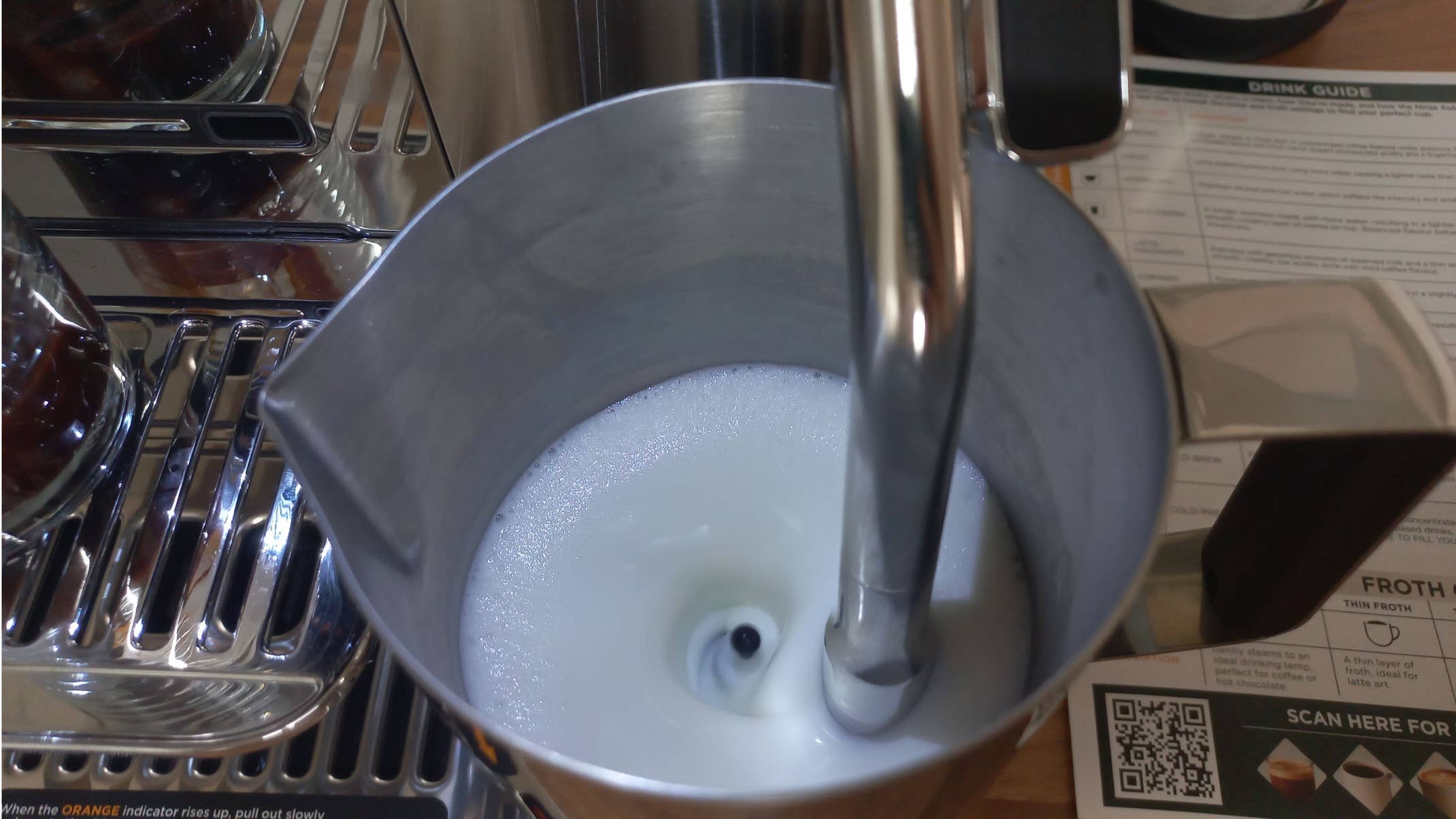 Milchaufschäumen mit Ninja AutoBarista Pro