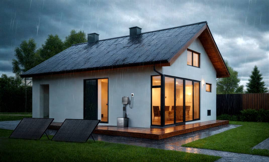 Mit dem SolarFlow 800 Mikrowechselrichter holst du auch bei schlechtem Wetter das Maximum heraus