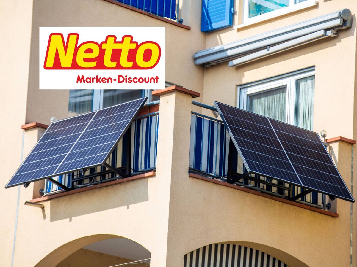 Mit Speicher - Netto haut Balkonkraftwerk-Komplettpakete zum Discounterpreis raus