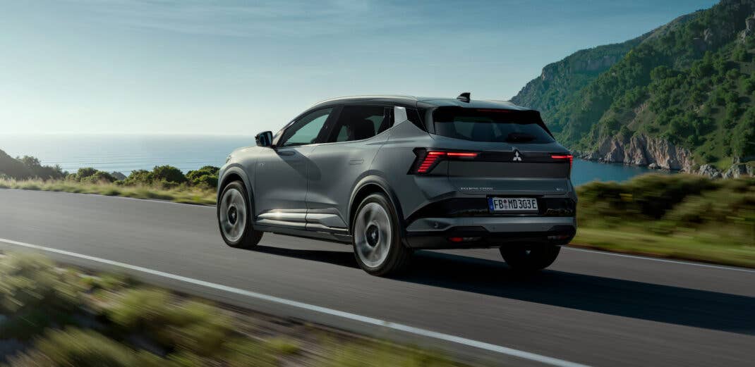 Mitsubishi Eclipse Cross in der Heckansicht