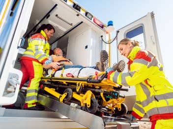 Notarztteam im Einsatz