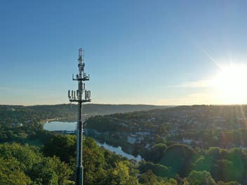 Ein Mobilfunkmast in Essen