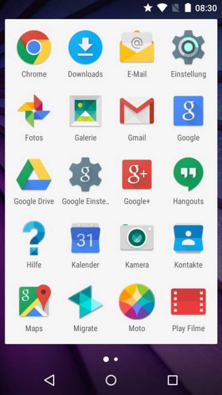 Moto G (3.Gen.): Screenshots
