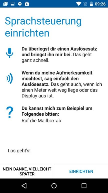 Moto X Play: Screenshots