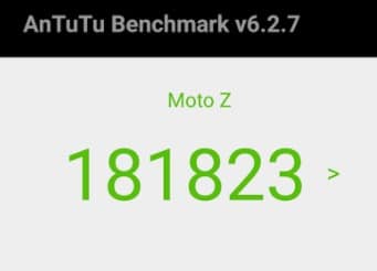 Moto Z2 Force Benchmark-Test