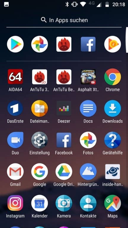 Moto Z2 Play im Test: Screenshots