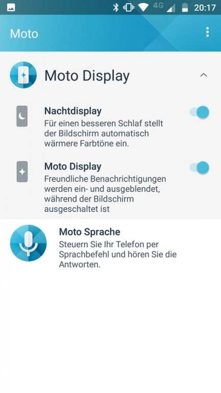 Moto Z2 Play im Test: Screenshots