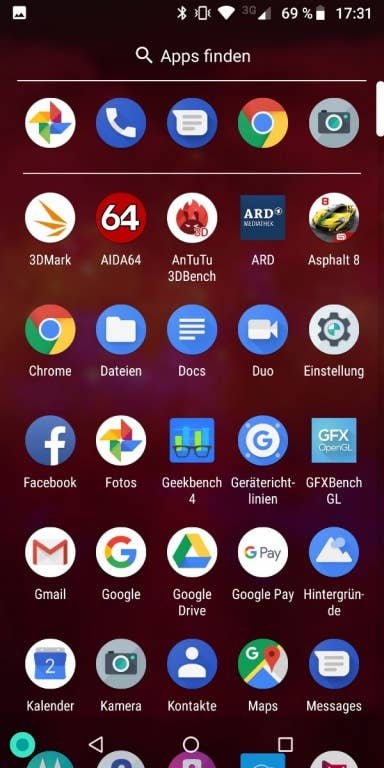 Moto Z3 Play im Test: Screenshots