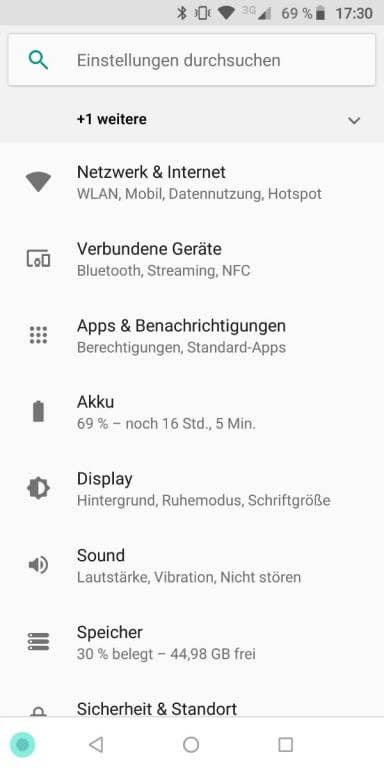 Moto Z3 Play im Test: Screenshots