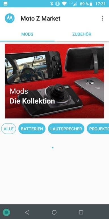 Moto Z3 Play im Test: Screenshots