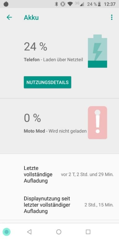 Moto Z3 Play im Test: Screenshots