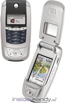 Motorola A780 Datenblatt - technische Daten des Motorola A780 Motorola A780 Datenblatt - Foto des Motorola A780