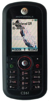 Motorola C261 Datenblatt - technische Daten des Motorola C261 Motorola C261 Datenblatt - Foto des Motorola C261