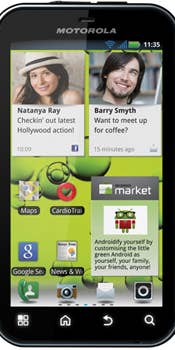 Motorola Defy+ Datenblatt - Foto des Motorola Defy+