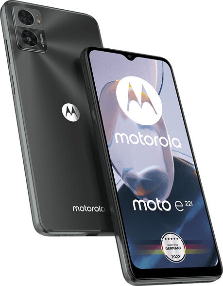 Motorola Moto e22i Front und Rückseite