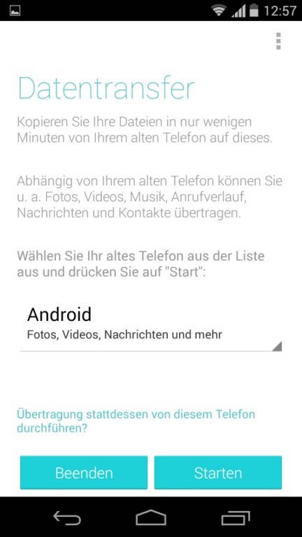 Motorola Moto G (2. Generation): Screenshots Android 4.4.4 und Nutzeroberfläche