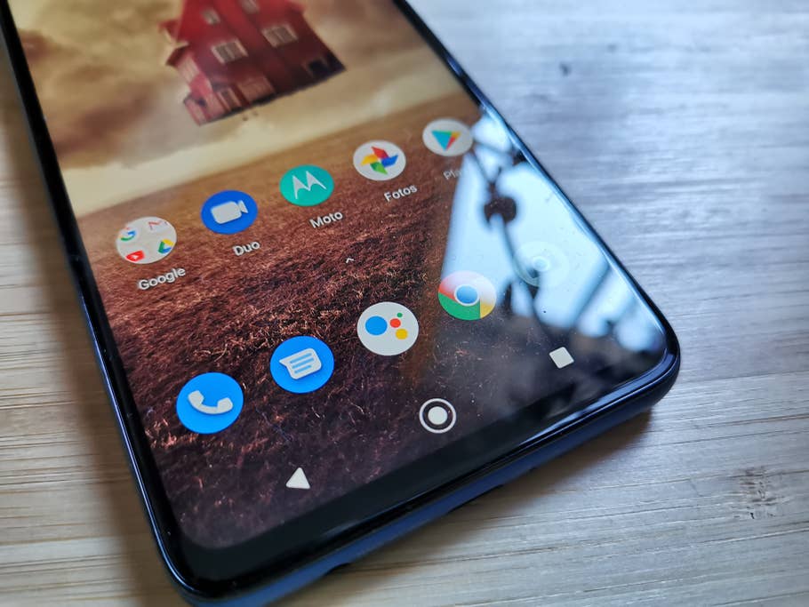 Motorola Moto G 5G Plus Display-Kante