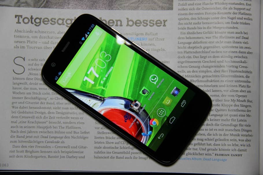 Motorola Moto G: Hands-On-Fotos