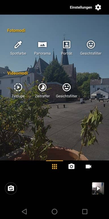 Motorola Moto G6 im Test: Kamera-App