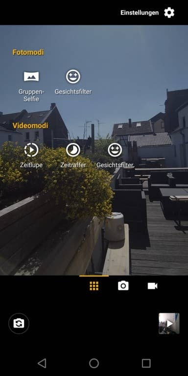 Motorola Moto G6 im Test: Kamera-App