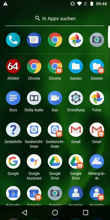 Motorola Moto G6 im Test: Menü