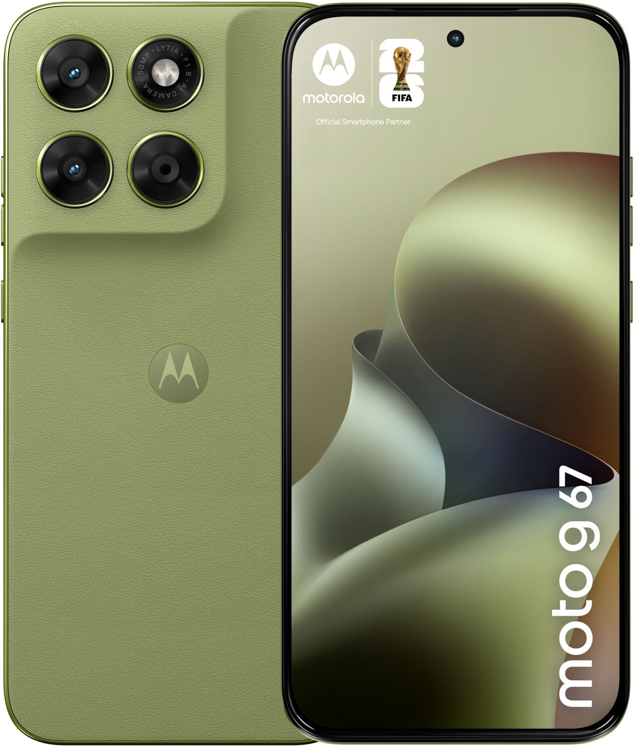 Motorola Moto G67 Vorderseite und Rückseite