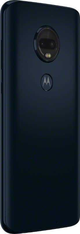 Das Motorola Moto G7 Plus in Deep Indigo.