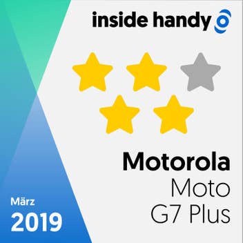 Das Testsiegel des Motorola Moto G7 Plus